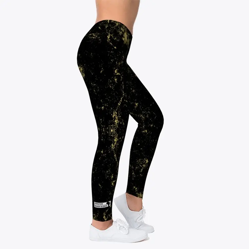 Gold Cosmos Leggings